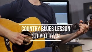 Fingerstyle Guitar Lesson - How To Play Country Blues