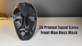 3D Printed Squid Game Front Man Boss Mask | 3D Minute