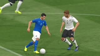 Italy - Germany 2:0 (-fanstastic lob goal-) [Full Online Friendly]