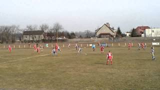 Odra Bytom Odrzański - Pogoń Skwierzyna 0:3 12.03.2011 cz1