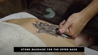 Healing Jade Stone Massage for the Upper Back | Hot Stone Massage