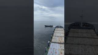 Close Call - Crazy navigation near ship at anchor