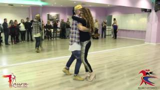 Albir Rojas & Laura - After workshop demo 23/02/17 - Kizomba Musicality