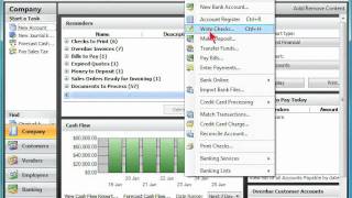 Microsoft Accounting Pro 2008 - Browsing commands and the toolbar