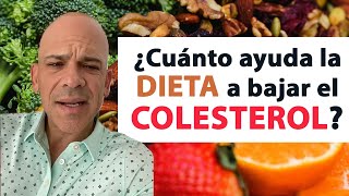 ¿Cuánto ayuda la dieta a bajar el colesterol?