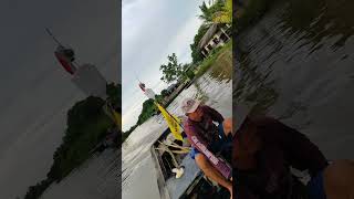 pemandangan saat penyeberangan Bratasena Lampung vid1