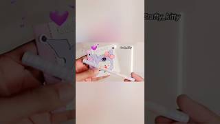 Diy cute Kuromi pen 😱 / homemade pen idea🤍 /cartoon #diy #trending #kuromi #shortsviral #shorts