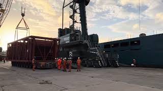 Project Cargo | Self Propelled Trailer & Heavy Lift. Port of Sunderland