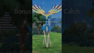 Catching World's First shiny Xerneas Pokemon in Pokemon Go #pokemongo #pokemongoshorts #viralvideo