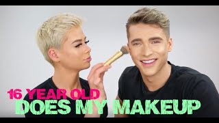 16 YEAR OLD DOES MY MAKEUP: Ft. Jake Warden