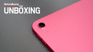 2022 iPad 10.9 10th Generation Pink Unboxing + Pubg Test : ASMR