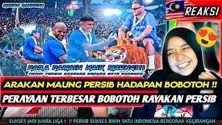 MERIAH BANGET ❗❗ ARAKAN MAUNG DIHADANG RIBUAN BOBOTOH RAYAKAN PERSIB 🔵🇮🇩