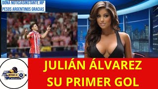 JULIÁN ÁLVAREZ MARCÓ SU PRIMER GOL EN EL ATLÉTICO MADRID Y SELLO EL TRIUNFO 3-0 ANTE VALENCIA