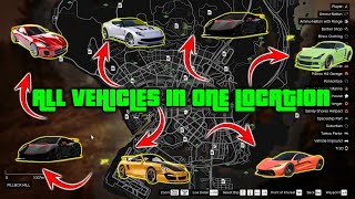 GTA V - Every Vehicles Spawn in This place! You Won't Believe This !!