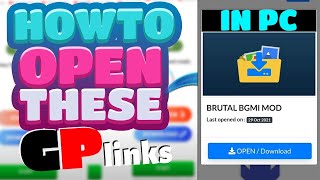 HOW TO OPEN GP LINKS IN PC  HOW TO UNLOCK GP LINKS  HOW TO DOWNLOAD FROM GP LINKS 2022 IN PC