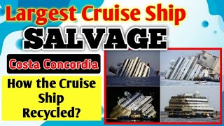 Costa Concordia Ship Recycling | #cruise | #shippinginbox | #shiprecycling | #cruiseship | #ship