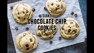 Giant Chocolate Chip Cookie Recipe