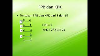 KPK DAN FPB 2