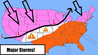 Upcoming HUGE storms to bring severe weather!