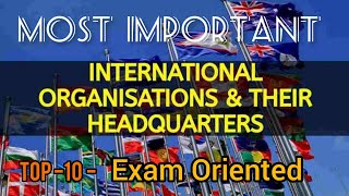 Headquarters of International Organisations | Most important Exam Questions  @shikshamitra9047