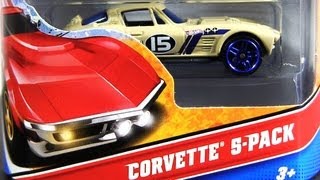 Hot Wheels Corvette 5-Pack from Mattel 2012 Die-Cast