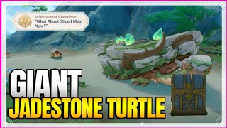 This Giant turtle gives you an achievement and luxurious chest  | Genshin achievement