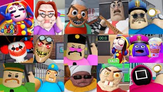 SPEED Run in 72 Scary Obby from Barry Prison, Escape Police Station, Grumpy Gran, Mr Funny, School