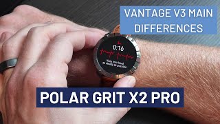 Polar Grit X2 Pro VS Polar Vantage V3 - What's the New? #polargritx2pro