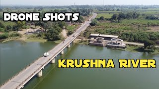 Krushna River | Mavic Mini Drone Shots | Original footage | Full HD