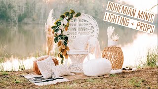 Boho Minis LIGHTING + SETTINGS + PROPS BTS | Nikon Z6 and Nikon Z50 1.8S OCF With The Godox AD200