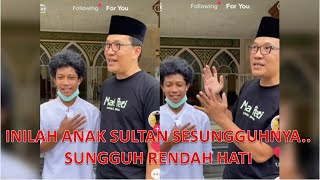 VIRAL DI MEDSOS..!! BEGINILAH CERITA LENGKAP RAJA ANAK SULTAN YANG MERAPIKAN SANDAL