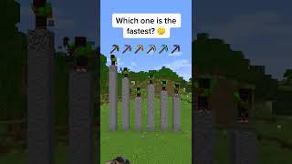 minecraft which pickaxe is Faster #shortsfeed #shorts #trending #viral #minecraft