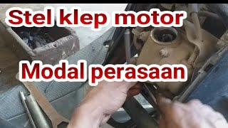 Cara stel klep motor