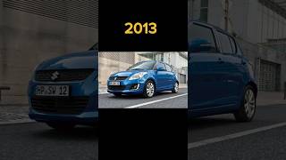 THE EVOLUTION OF MARUTI SUZUKI SWIFT (2005-2024) || THE MODLE CHANGES IN SWIFT # shorts #evolution