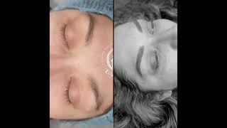 Beautiful transformation with COMBO BROWS / microblading and shading