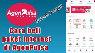 Cara beli paket data / internet di Agenpulsa