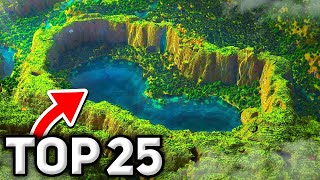 ТОП-25 лучших новых сидов для строительства в MINECRAFT 1.21! (Bedrock и Java) #minecraft #майнкрафт