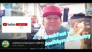 BreakFast muna | with JoelMyrna Rabbitry | Reaction