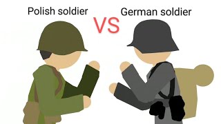 Polish soldier VS German soldier