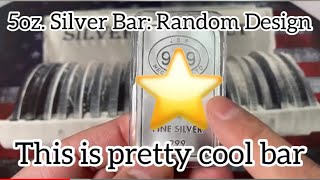 5oz Silver Bar- Random Design; Never seen this bar before