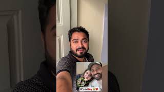 Congratulations Ro-Hitman  for baby boy |#viralvideo #ytshorts