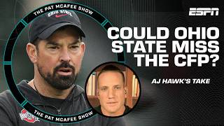 AJ Hawk gets RILED UP over Ohio State potentially missing the CFP 👀 | The Pat McAfee Show