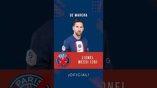 ✅ ¡Oficial! Messi 🇦🇷 se marcha del PSG tras finalizar contrato 🇫🇷🔵 ¿Un paso más cerca del Barça? 👀