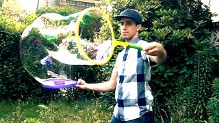 GIANT SLOW MOTION BUBBLES!!