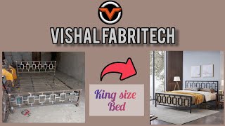 How to make king size metal bed.