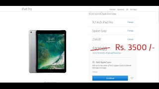 Must watch || How to get IPad Pro 9.7 inches only ₹3,500 and other things at very low cost