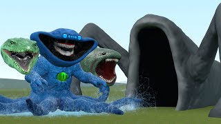 NEW SEA MONSTER COMBINED VS SEA EATER TREVOR HENDERSON!! Garry's mod!