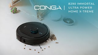 Robot aspirapolvere - Conga 8290 Immortal Ultra Power Home X-Treme