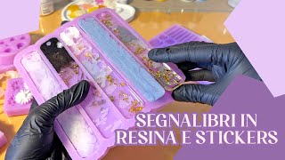 Segnalibri con Stickers e foglia oro - Scopriamo le creazioni in resina ✨