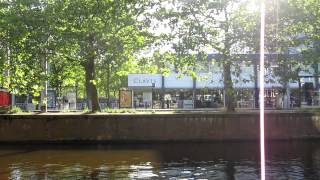 Watching bicycles pass by.. @ Amsterdam